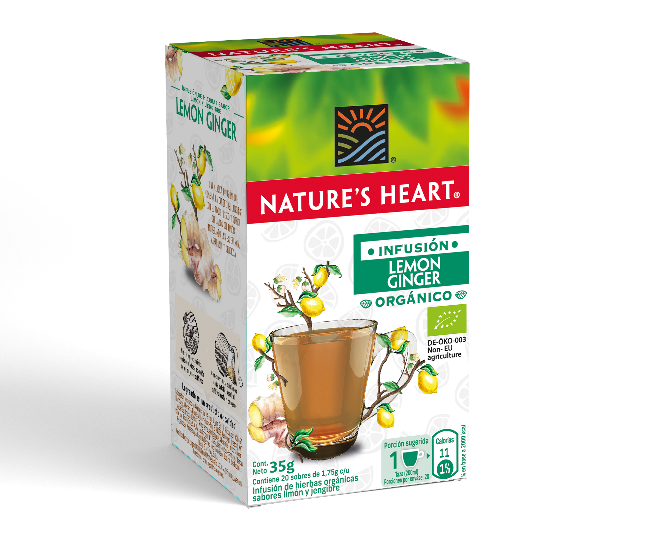 Infusión Lemon Ginger Nature's Heart