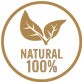 100% natural